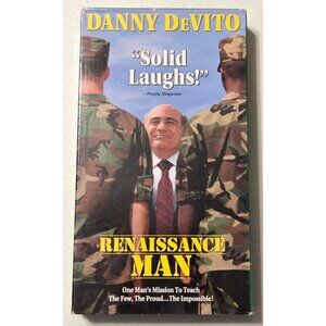 Renaissance Man (VHS) 1994 Danny DeVito, Gregory Hines, James Remar Vintage